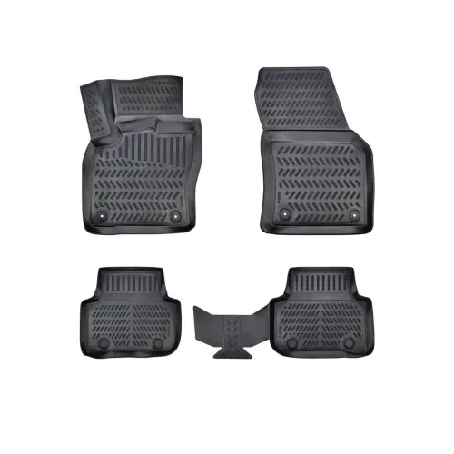 Set covoare auto tip tavita TPE pentru Volkswagen Tiguan II 2016+ (4 buc) Premium
