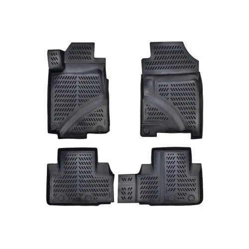 Covoare tip tavita din cauciuc TPE pentru Honda CR-V 2007-2012, set 4 buc Premium