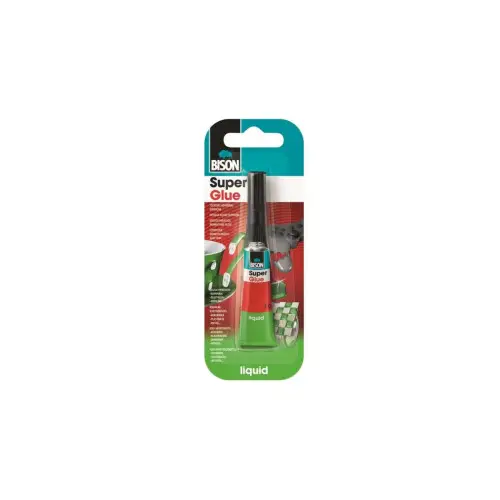 Cumpără online Adeziv Super Glue Bison 3g pentru lipire ultra rapidă și rezistență ridicată