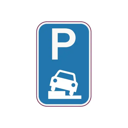 Autocolant indicator „Parcare” 14 cm din Oracal – TAG 025/T2 Mai ieftin