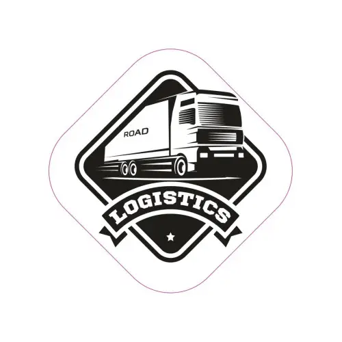 Abțibild „Logistics” pentru camioane și depozite, Oracal, 19,5 cm (TAG 005/T4) Livrare gratuită