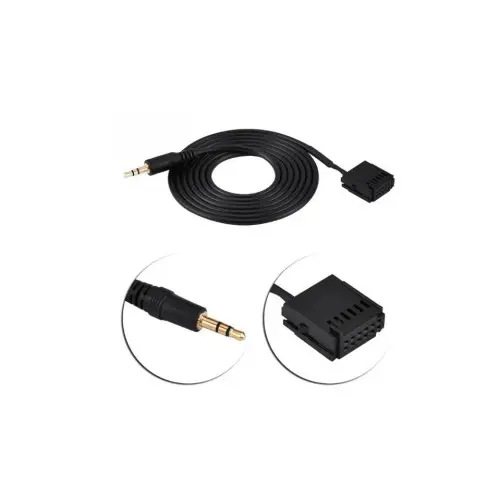 Livrare gratuită Adaptor AUX pentru Ford 2004+ cu jack 3.5 mm, conectare la mufa CD