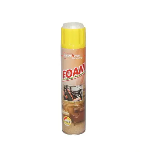 Spray cu spumă activă pentru curățat tapițerie 650 ml Breckner Germany, cu perie Nu rata