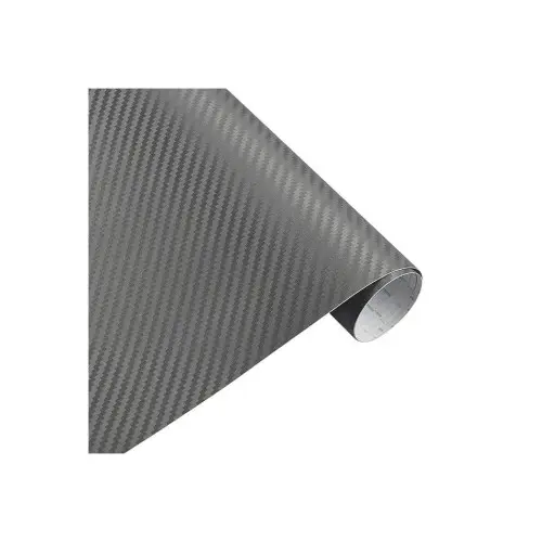 Folie carbon 3D gri antracit, autoadeziva, 1.27 m latime x 1 m (KM9170) Livrare rapidă