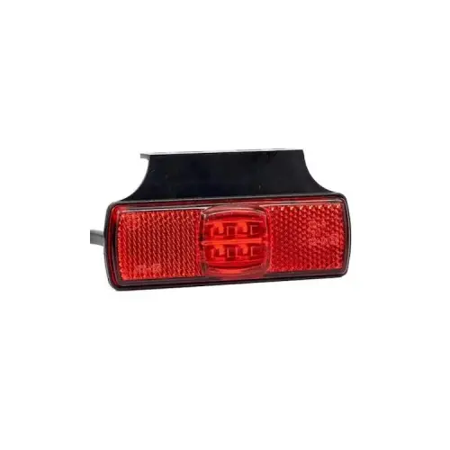 Lampă LED de gabarit roșie 12/36V cu suport lateral, omologare E20 FT-017C Reducere de preț