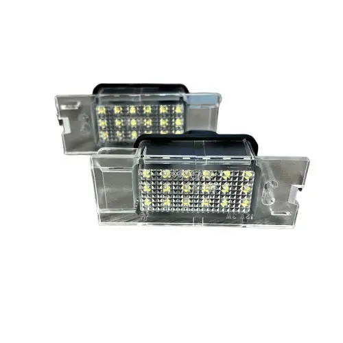 Set 2 lampi LED iluminare numar compatibile Renault, 18 LED, Cod 71608 Popular