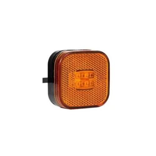Discount Lampă gabarit LED galbenă 62x62 mm 12-36V Fristom FT-027-Z, omologare E20