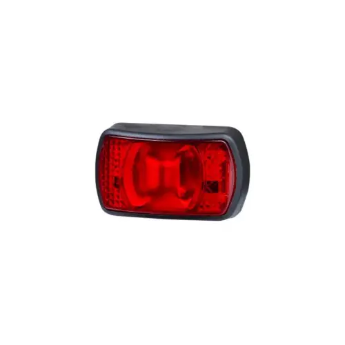 Lampă gabarit LED roșie 12/24V Fristom LD2229, 71x42 mm, IP68, omologare E9 Livrare gratuită