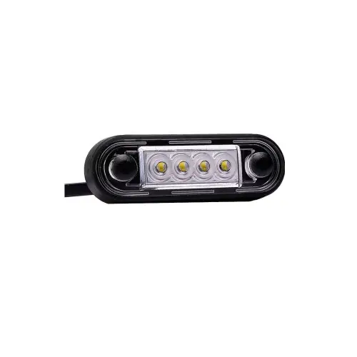 Lampă gabarit LED roșie slim 84x27 mm, cu 2 garnituri bullbar, Fristom FT-073C Discount