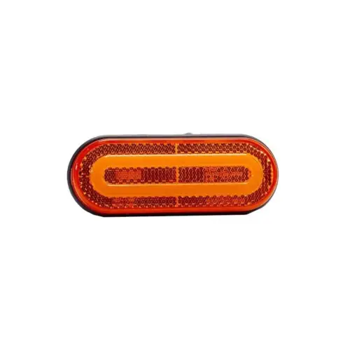 Ultima șansă Lampă gabarit LED galbenă 121x47 mm, 12–36V, Fristom FT-072Z, cu suport