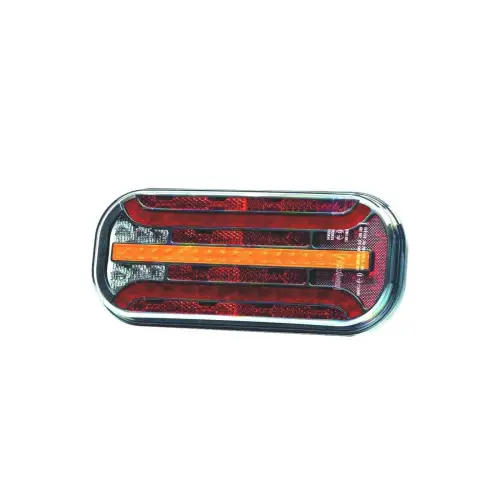 Lampă spate LED Fristom FT-230 214x95 cu semnal dinamic, ceață și număr Reducere de preț