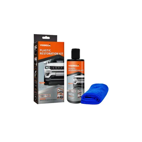 Comandă acum Kit restaurare plastic Visbella pentru ornamente auto, efect lucios si protectie UV
