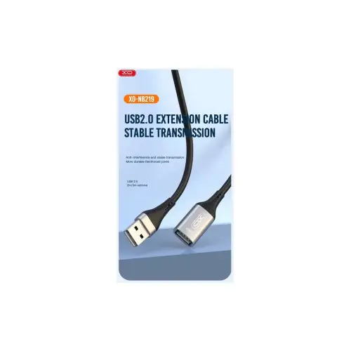 Cablu prelungitor USB-A tata la USB-A mama, 3 m, XO-NB219 (USB 2.0) Ultima șansă