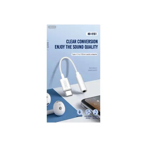 Popular Adaptor audio USB-C la jack 3,5 mm pentru casti, alb, XO-NBR161