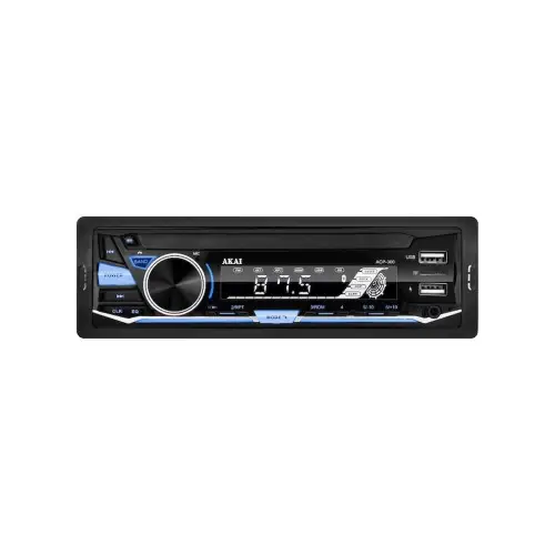 Cel mai vândut Radio auto Akai ACP-300 cu Bluetooth 5.0, Dual USB, USB/SD, 4x25W, RCA