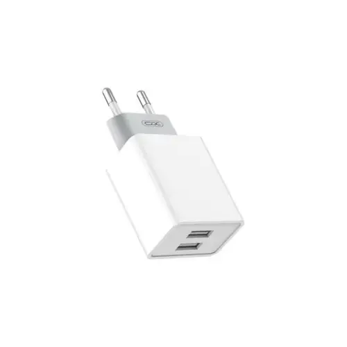 Încărcător priză USB 2.4A cu 2 porturi, alb, XO L65EU Vezi acum
