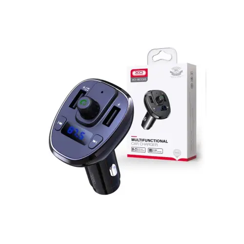 Retur ușor Modulator FM Bluetooth XO BCC05 cu handsfree și încărcător auto 18W (12V-24V)