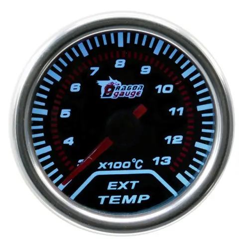 Reducere de preț Ceas bord universal EGT 52 mm pentru temperatura gazelor arse, LED alb 12V