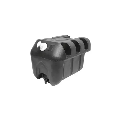 Cumpără online Rezervor de apă 50L din plastic negru, cu dozator de săpun și robinet (P-SU-50)