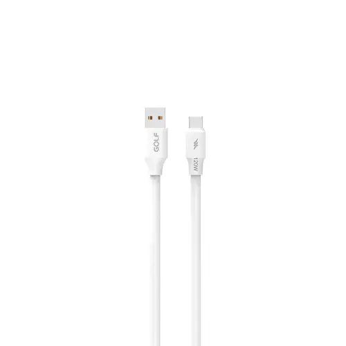 Transport gratuit Cablu USB-C 120W 6A alb, 1 m, pentru incarcare rapida, cod GC-98T