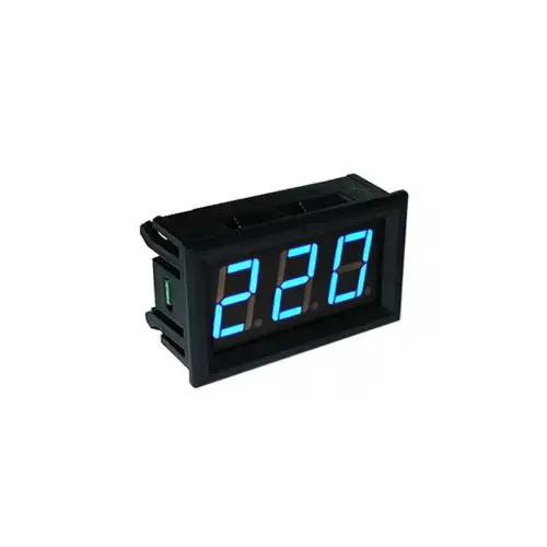 Voltmetru digital de panou AC 30–500V cu afisaj LED albastru, 0.56" Super ofertă