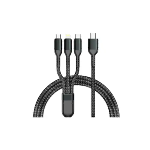 Cablu 3in1 PD 100W Premium, compatibil Quick Charge (C92) Ultima șansă