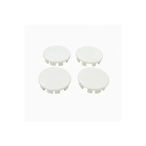 Calitate înaltă Set 4 capace jante 68 mm albe, din ABS, montaj prin clipsare (LGG-08)