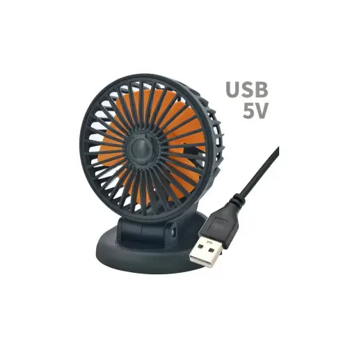 Ventilator auto portabil USB 5V, compact si silentios, rotatie 360° FS-1307 Reducere specială