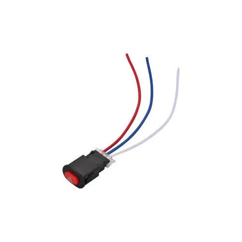 Buton avarii auto universal TL-26 cu cabluri, 3 fire, OEM Noutate
