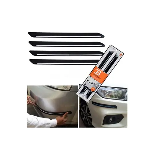 Ultima șansă Set 4 protecții bară auto universale, autoadezive, 42 cm – FS-1287