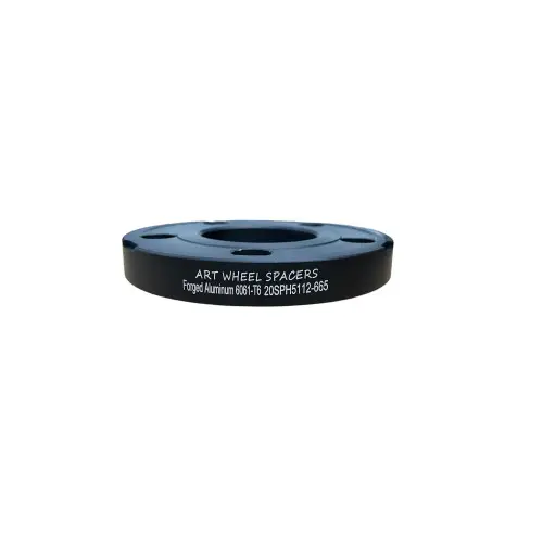 Transport gratuit Distantier jante auto 5x112, 20 mm, negru, 66.6-66.6 (6061-T6) DST3003