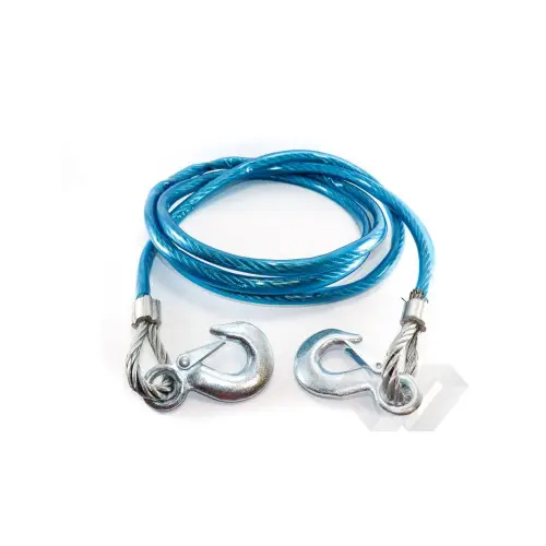 Cablu de tractare din oțel 12 mm, 3 m, cu cârlige cu siguranță Reducere specială