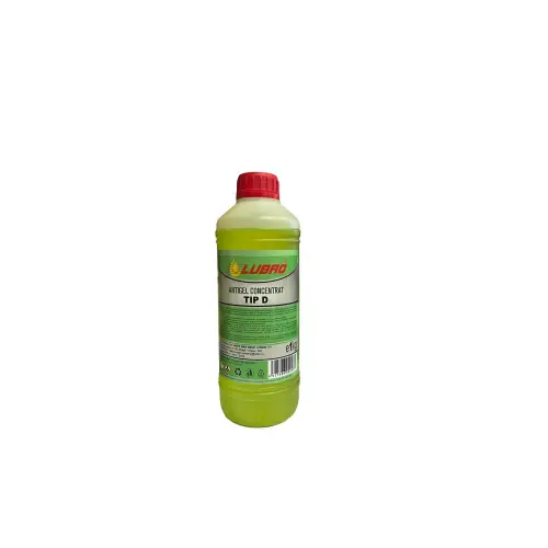 Antigel concentrat Tip D LUBRO 1L, verde, pentru instalatia de racire Lichidare de stoc