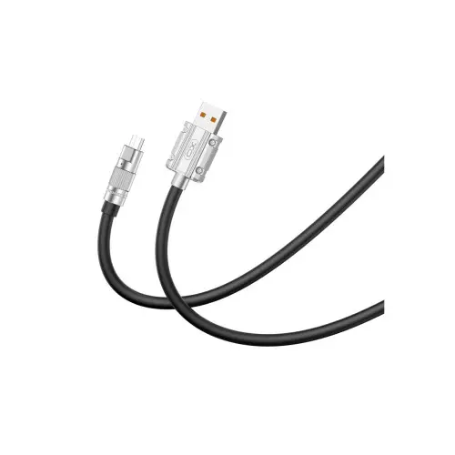 Cablu Micro USB 6A pentru încărcare rapidă și transfer date, 1,2 m, negru Lichidare de stoc
