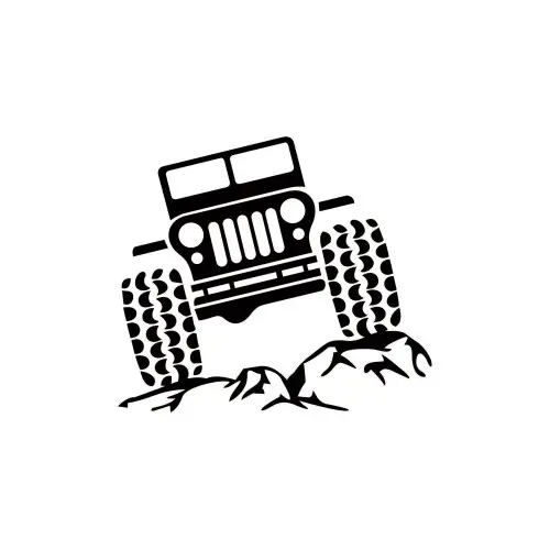 Abtibild auto 4x4 Vehicul, autocolant decorativ pentru exterior si interior (J108-13) Bestseller