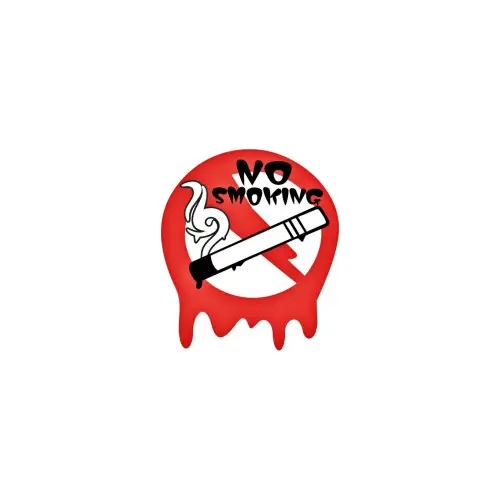 Abtibild auto No Smoking 12 cm, autocolant rezistent pentru interior/exterior, XL-05 Cumpără online