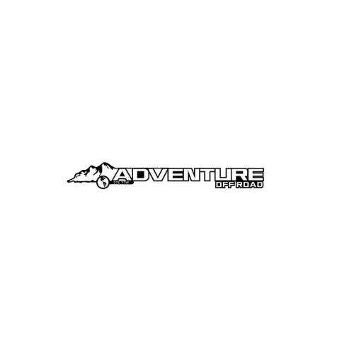 Transport gratuit Abtibild auto Adventure Offroad 80 cm, PVC rezistent la UV, pentru geam si caroserie