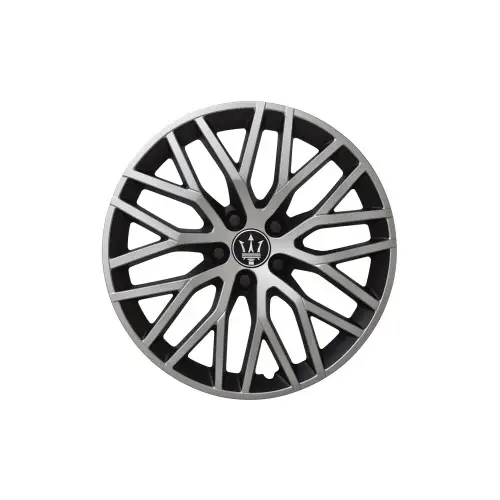 Calitate înaltă Set 4 capace roti Evo 16 inch, gri antracit-negru, pentru jante otel (WF3-1GR-16)