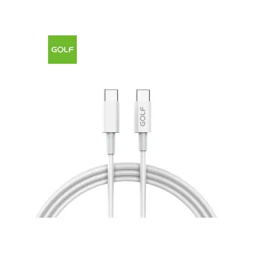 Cablu USB-C la USB-C 65W PD/QC, 1 m, alb (GC-81C) Cumpără online
