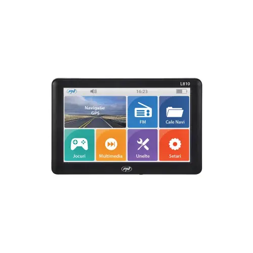 Super ofertă Navigație GPS PNI L810 cu ecran 7 inch, 8GB memorie și FM Transmitter