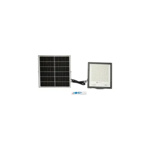 Proiector LED solar 200W cu panou 20W, baterie 20Ah și telecomandă BK69712 Preferatul clienților