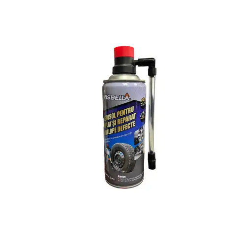 Spray pentru umflat si reparat anvelope Visbella 400 ml, pentru auto si moto Preț promoțional