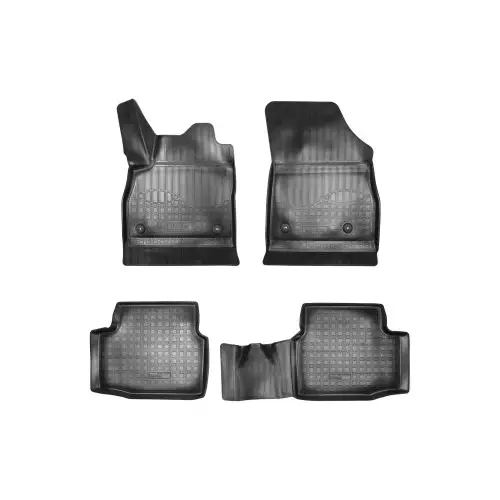 Set covorase auto cauciuc tip tavita pentru Opel Astra K 2015-2022, negru, 4 piese Ultima șansă