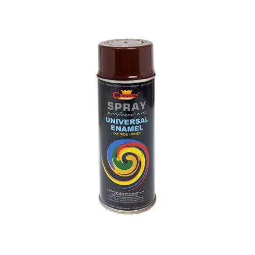 Spray vopsea maro RAL8011 Champion 400 ml, email universal pentru metal și lemn Popular