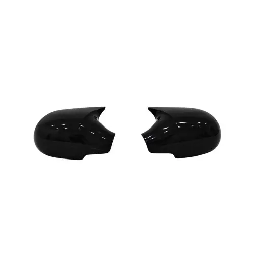 Capace oglindă tip Batman, negru lucios, compatibile Peugeot 206 (1998–2012) Transport gratuit