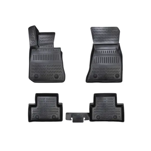 Preț redus Set covorase auto tip tavita din TPE pentru BMW i4 (2022+) – negru, 4 piese