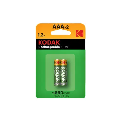 Set 2 acumulatori reîncărcabili Kodak AAA (R6) Ni-MH 650mAh, 1.2V Promoție