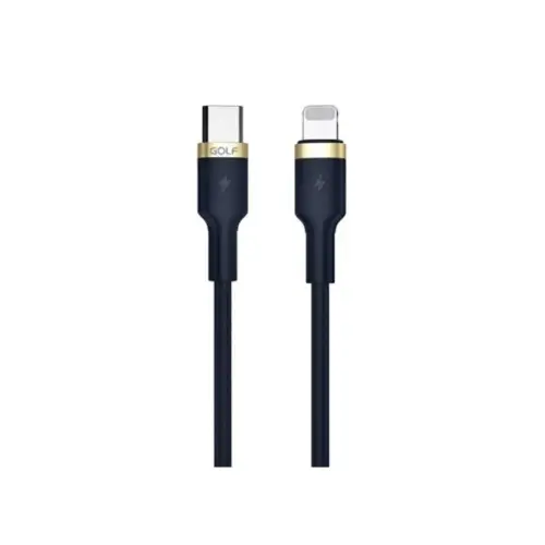 Cablu USB-C la iPhone (Lightning) PD 20W, 1 m, negru – GC-71P Ieftin