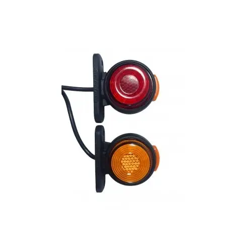 Lampă gabarit laterală auto LED Neon 12–24V, roșu/portocaliu, Cod 202017-SK Cel mai bun preț