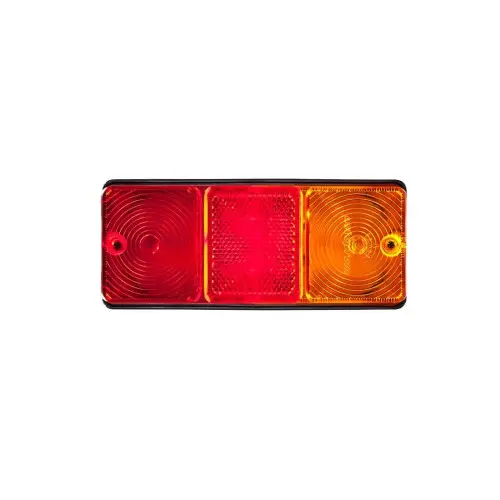 Disponibil imediat Lampă spate remorcă cu bec, 3 funcții (poziție/stop/semnalizare) 196 mm, Cod 712211